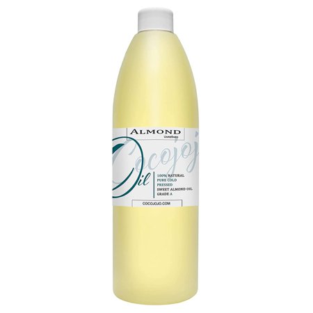 Sweet Almond Oil - Face Skin Hair Cold Pressed 16 Oz Natural Pure Massage Extra Virgin Unrefined Premium Grade