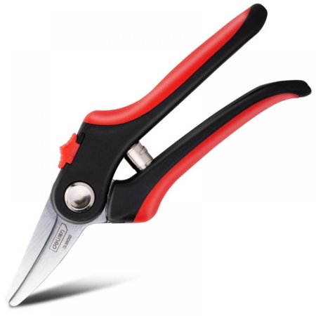 SUPERHOMUSE Titanium Pruning Shears - Best Garden Shears  Tree Trimmer  Hand Pruner-Ideal Branch  Hedge  Shrub & Bush Clippers-Razor Sharp Tool for Ef