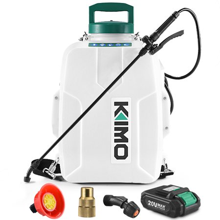 KIMO 3-Gallon Pump Sprayer  Cordless Electric Garden Sprayer  W/ 2.0Ah Battery Electric Backpack Weed Sprayer
