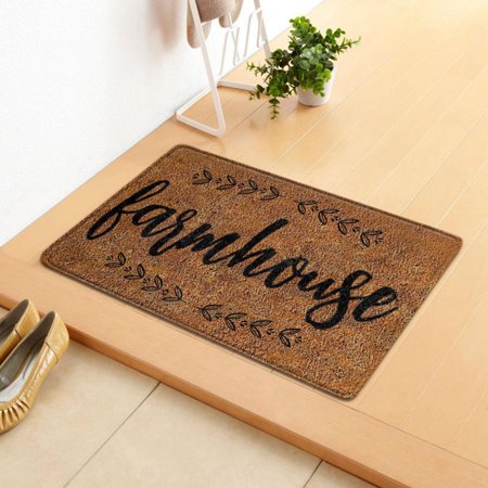 Door Mat Home Sweet Home Doormat  16”x24” Easy to Clean Entry Mat  Natural Coir Non Slip for Outdoor and Indoor Uses