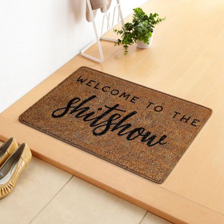 Door Mat Home Sweet Home Doormat  16”x24” Easy to Clean Entry Mat  Natural Coir Non Slip for Outdoor and Indoor Uses