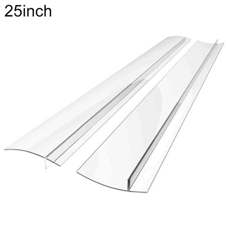 XM Culture 2Pcs Silicone Anti-Oil Kitchen Counter Stove Gap Cover Seal Slit Filler Strip