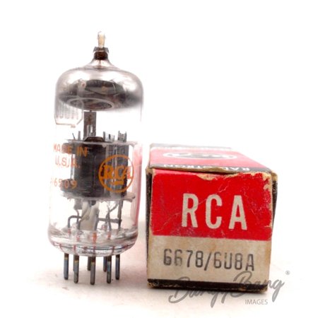 RCA 6U8A/6678 Triode Pentode VHF Radio/Television Mixer Oscillator Valve- BangyBang Tubes