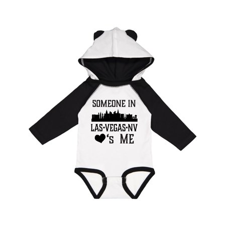 Inktastic Las Vegas Nevada Someone Loves Me Skyline Gift Baby Boy or Baby Girl Long Sleeve Bodysuit