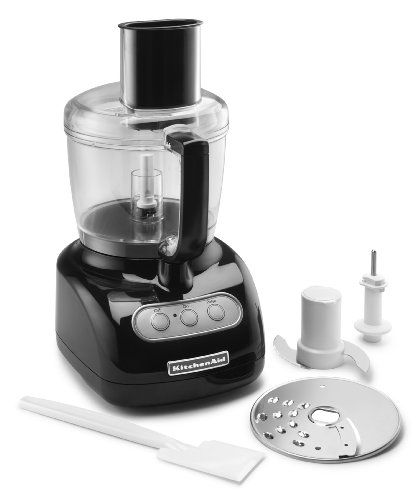KitchenAid KFP715OB 7-Cup Food Processor, Onyx Black