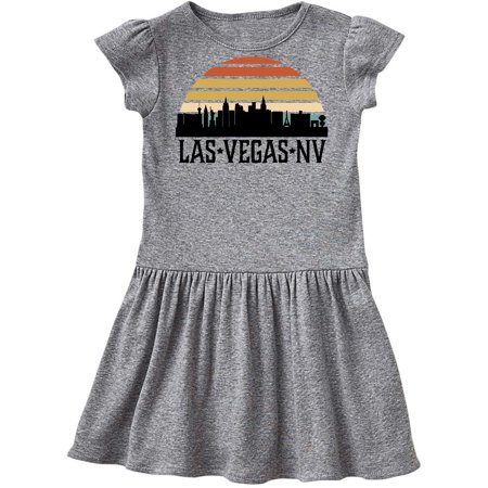 Inktastic Las Vegas Nevada Skyline Retro Gift Baby Girl Dress