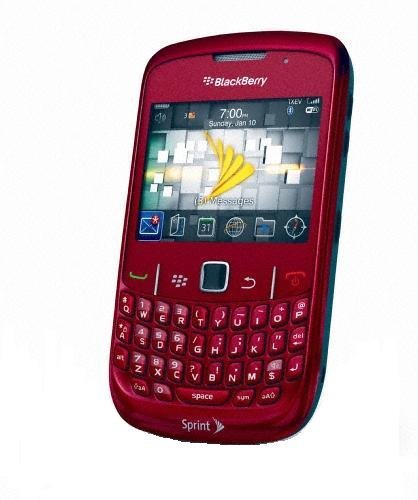 BlackBerry Curve 8530 Phone, Red (Sprint) thumbnail