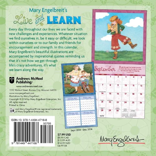 Mary Engelbreit 2015 Mini Wall Calendar: Live and Learn thumbnail