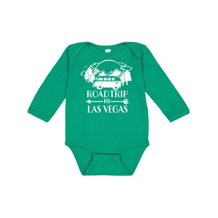Inktastic Road Trip to Las Vegas Gift Baby Boy or Baby Girl Long Sleeve Bodysuit