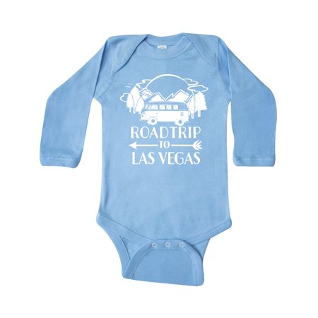 Inktastic Road Trip to Las Vegas Gift Baby Boy or Baby Girl Long Sleeve Bodysuit