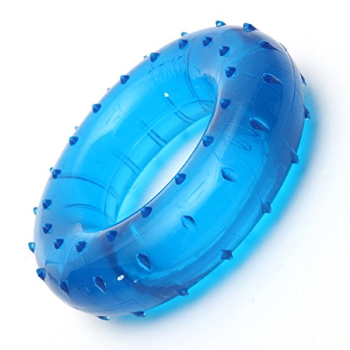 LIFECART Hand Finger Verstärker Handgelenk Unterarm Stärke Exerciser Trainer Klemmring? Gummi-Ring Krafttraining-blau
