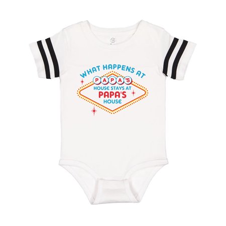 Inktastic Las Vegas Stays at Papa S Gift Baby Boy or Baby Girl Bodysuit