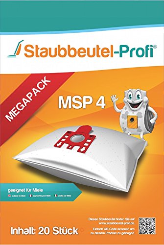 20 Staubsaugerbeutel Geeignet Für Miele S8 - Serie, S 8340 Ecoline, S8 Parkett & Co, S 5000-S 5999, S5 EcoComfort, S5 EcoLIne, S5 Premium, S5 Vita