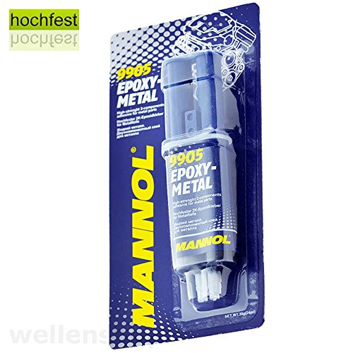 MANNOL Epoxy-Metal 2K-Epoxid-Kleber Metallklebstoff 9905 30g