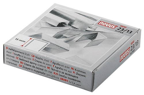 Novus 23/13 Super Staples (Box of 1000) thumbnail