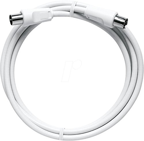 Axing BAK 250-80 BK Coaxial Cable 2 M White