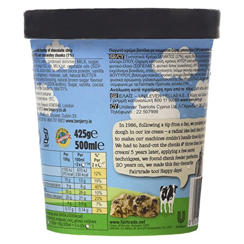 Ben & Jerry's Cookie Dough Vanilla Ice Cream Tub, 465ml thumbnail