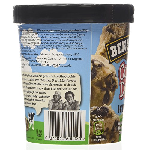 Ben & Jerry's Cookie Dough Vanilla Ice Cream Tub, 465ml thumbnail