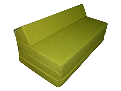 Sessel Gästebett Schlafsessel Klappmatratze Sofa Schlafsofa Doppelbett Matratze Hellgrün-1229