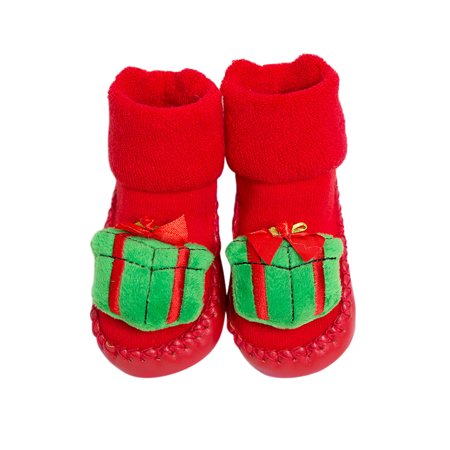 Relanfenk Baby Socks Christmas Newborn Girls Boys 3D Cartoon Animal Anti-Slip Sock Slippers