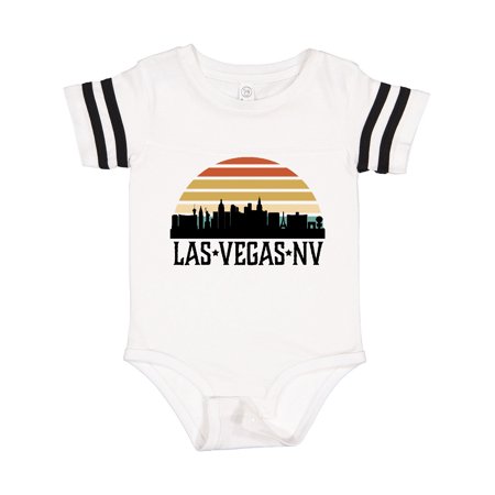 Inktastic Las Vegas Nevada Skyline Retro Gift Baby Boy or Baby Girl Bodysuit