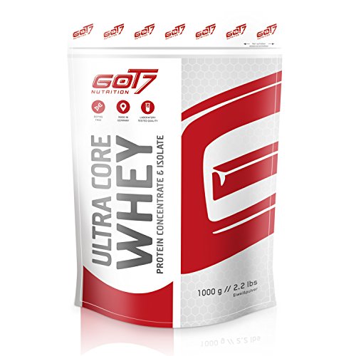 GOT7 Nutrition Ultra Core Whey Protein, Geschmack: Orange-Maracuja, 1kg thumbnail