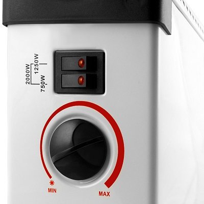 Heizung Konvektor Heizstrahler HeizkÖrper Elektro Heizer 2000w WÄrme thumbnail