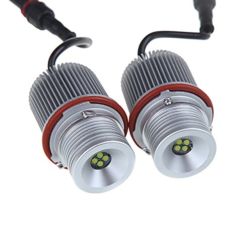 2pcs 2*40W Bridgelux 3535 LED Angel Eyes LED Marker Lights Lamp Bulb Car Light Source for BMW E39 E53 E64 BMW 1/5/6/7 Series X3
