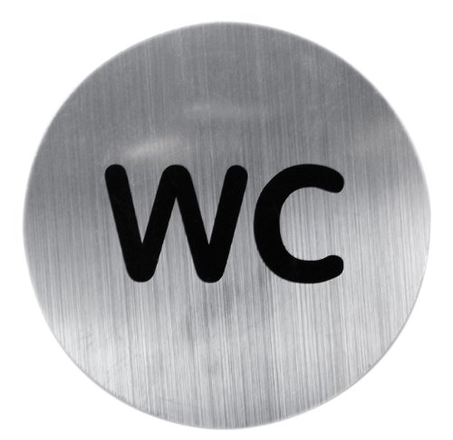 De-Plastik 5105 441 Türschild / Ø 80 Mm / 