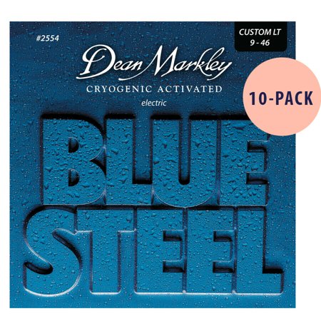 2554 Blue Steel Custom Light .009-.046 - 10 Pack  New!