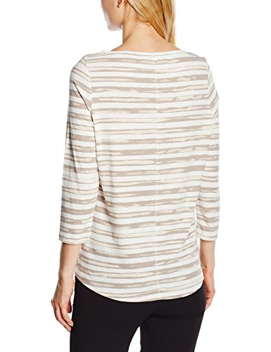 Cartoon Damen T-Shirt 8532/7210, Gr. 38, Mehrfarbig (Rock Ridge 9112/ Grey and Wgite Striped) thumbnail