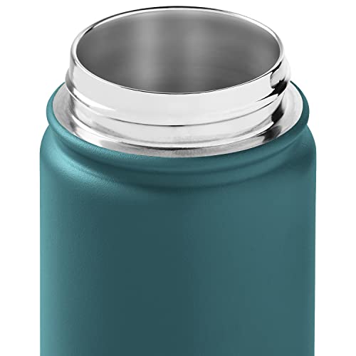 Retrospec Alder Insulated Water Bottle with Straw Lid & Handle Cap - Stainless Steel Wide Mouth Double-Wall Vacuum Insulated Thermos - BPA Free Leakpr thumbnail