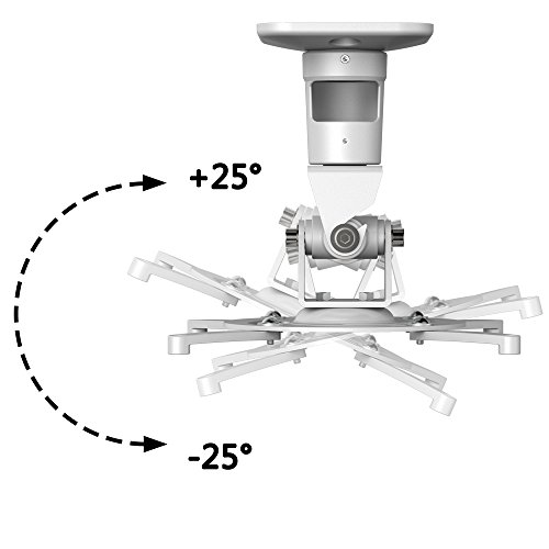 PureMounts PM-Spider-Plus Beamer Ceiling Bracket/Tilts and Turns 30Â° / 225 Mm Ceiling Clearance / 14 Kg/Hole Spacing 120-310 Mm thumbnail