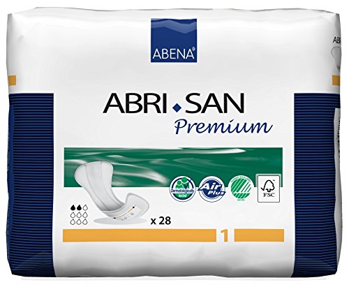 Abena, Bladder Control Pad Abri-San Premium 9 Inch Length Light Absorbency Fluff / Polymer Core Level 1 Adu, Count of 280 thumbnail