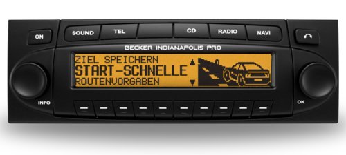 Becker Indianapolis Pro 7950 Navigationssystem Mit CD-Tuner Gelb thumbnail