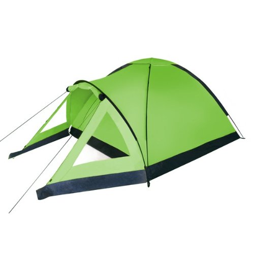 Kuppel-Zelt SUNRISE Für 3 Personen Wassersäule 3000 Camping Zelt Kuppelzelt Festival Von BB Sport, Farbe:grün thumbnail