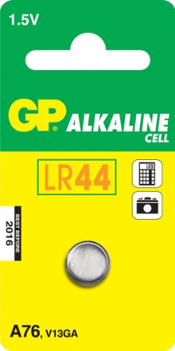 6pc GP LR44 A76 V13GA 1.5V Alkaline Button Cell Batteries for Calculators Watch