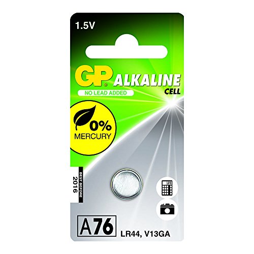 6pc GP LR44 A76 V13GA 1.5V Alkaline Button Cell Batteries for Calculators Watch thumbnail