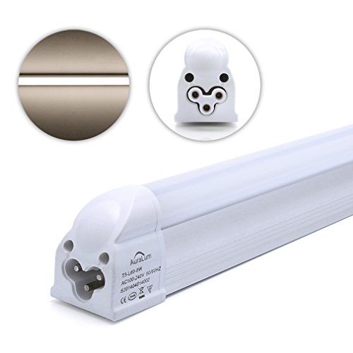 2 X Auralum® Hochwertig 60cm 8Watt T5 810LM LED Röhre Leuchtstoffröhre Neutralweiß 4000~4500K SMD 3535*48LED