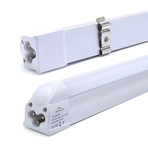 2 X Auralum® Hochwertig 60cm 8Watt T5 810LM LED Röhre Leuchtstoffröhre Neutralweiß 4000~4500K SMD 3535*48LED thumbnail