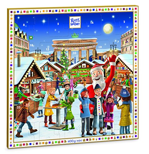 Ritter Sport Adventskalender Mini, 1er Pack (1 X 400 G)