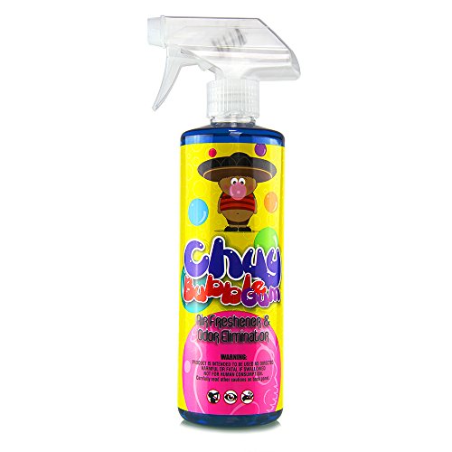 Chemical Guys AIR22116C12 Chuy Bubble Gum Premium Air Freshener and Odor Eliminator - 16 Oz. (Case of 12)