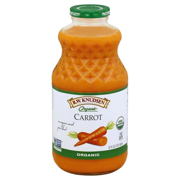 Rw Knudsen Family, Organic Carrot Juice, Case of 6 X 32 Oz