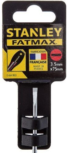 Stanley FatMax Parallel Slotted Screwdriver 3.5mm 75mm thumbnail