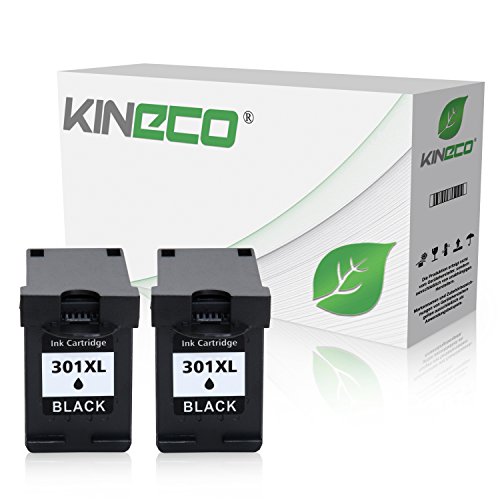 2 Kineco Tintenpatronen Kompatibel Zu HP 301XL 301 XL Für HP Deskjet 2540, Envy 4500 E-All-in-One, Deskjet 1510, OfficeJet 4630, Deskjet 1010, Envy 5