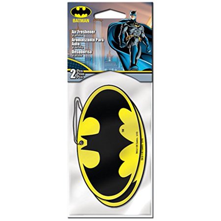 Plasticolor 005499R01 Batman Logo Car Air Freshener - 2 Pack
