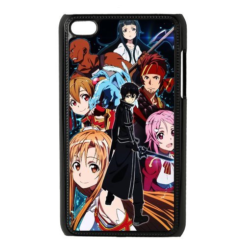 Customize Anime SAO Sword Art Online Back Cover Case for iPod Touch 4 JNIPOD4-1679