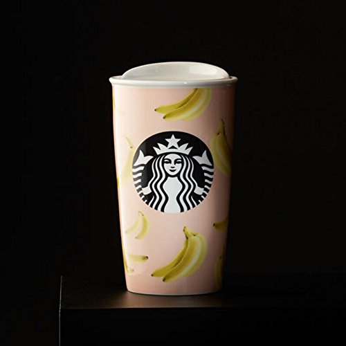 Starbucks Bananas Dot Double Wall Traveler, 12 Fl Oz