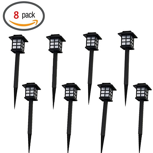 Solar Pathway Lights, NOT HOME® LED Rechargeable Path Landscape Lights for Outdoor Garden Courtyard Lighting-Easy Installation-Weather and Water Resi thumbnail