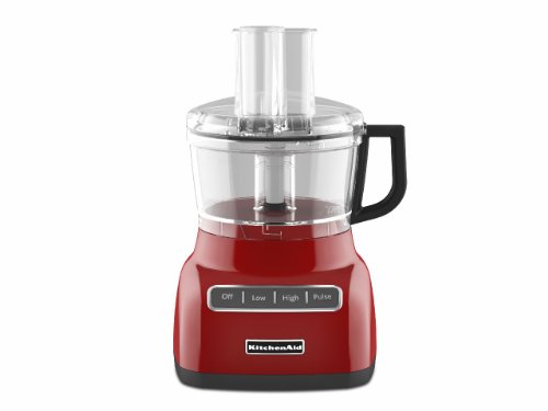 KitchenAid KFP0711ER 7 Cup Food Processor, Empire Red